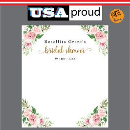 Roze Waterverf Florenz Vrijgezellenfeest Bosbouw Wandkleed