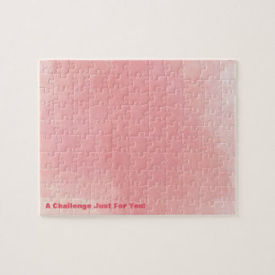 Roze Waterverf Frustratie Puzzle Legpuzzel