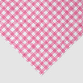 Roze Waterverf Gingham Weefpapier Tissuepapier (Detail)