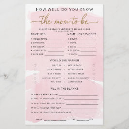 Roze Waterverf Gold kent het nieuwe spel