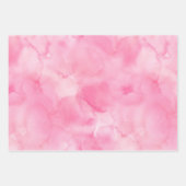 Roze Waterverf Gold Leopard Print Inpakpapier Vel (Voorkant 2)