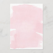 Roze Waterverf Gold Menu (Achterkant)