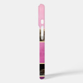 Roze Waterverf & Gouden Foto Case-Mate iPhone Case (Achterkant / Links)