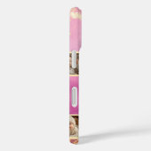 Roze Waterverf & Gouden Foto Case-Mate iPhone Case (Achterkant / Rechts)