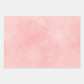 Roze Waterverf Gouden Glam Stripes Inpakpapier Vel (Voorkant 2)