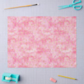 Roze Waterverf Hallo Confetti Tissuepapier (Craft)
