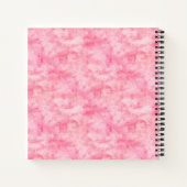 Roze Waterverf Hallo Notitieboek (Achterkant)