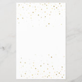 Roze Waterverf Hart Salon Service Menu (Achterkant)