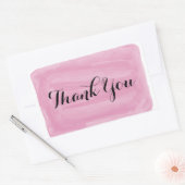 Roze Waterverf Hartelijk dank Stickers (Envelop)