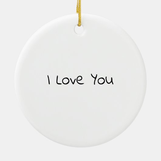 Roze waterverf harten Custom Paar naam initialen Keramisch Ornament (Achterkant)