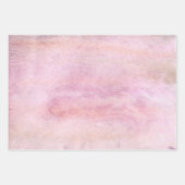 Roze waterverf inpakpapier vel (Voorkant 2)