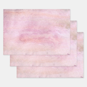 Roze waterverf inpakpapier vel