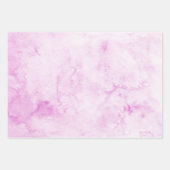 Roze Waterverf Inpakpapier Vel (Voorkant 3)