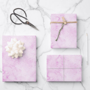 Roze Waterverf Inpakpapier Vel