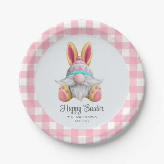 Roze Waterverf is sneller Papieren Bordje (Voorkant)