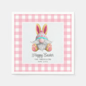 Roze Waterverf is sneller Servet (Voorkant)