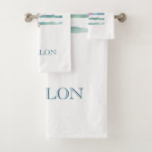 Roze Waterverf JELLYFISH Beach Coastal AVALON Bad Handdoek (Insitu)