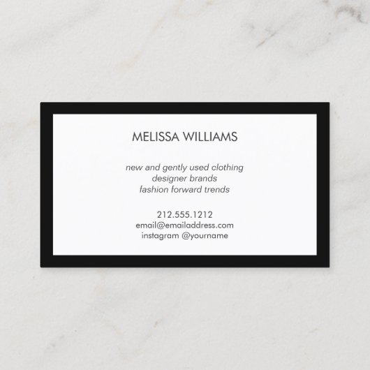 Roze Waterverf Jurk Mannequin Poshmark Verkoper Visitekaartje (Achterkant)