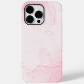 Roze Waterverf Kalm Case-Mate iPhone Case (Achterkant)