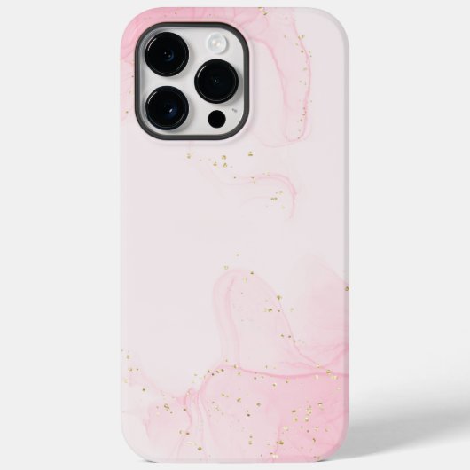 Roze Waterverf Kalm Case-Mate iPhone Case (Achterkant)