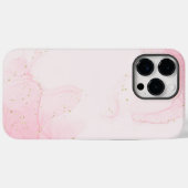 Roze Waterverf Kalm Case-Mate iPhone Case (Achterkant (horizontaal))