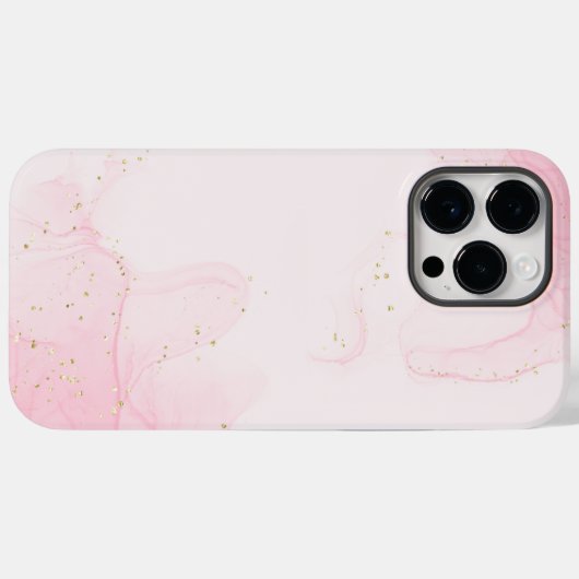 Roze Waterverf Kalm Case-Mate iPhone Case (Achterkant (horizontaal))