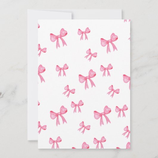 Roze Waterverf kattenverjaardag Kaart (Achterkant)