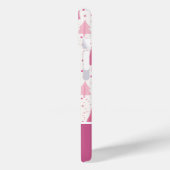 Roze Waterverf kerstboompatroon Case-Mate iPhone Case (Achterkant / Links)