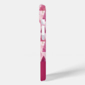 Roze Waterverf kerstboompatroon Case-Mate iPhone Case (Achterkant / Links)