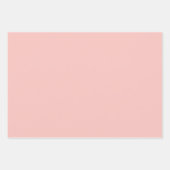 Roze Waterverf kerstmis Inpakpapier Vel (Voorkant 3)