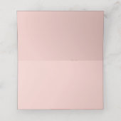 Roze Waterverf Klaproos Bruiloft Plaatskaartje (Binnenkant ongevouwen)