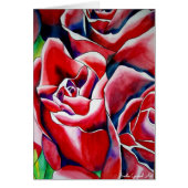 Roze waterverf kunst schilderij (Voorkant)