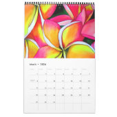 Roze waterverf kunstkalender Sacha Grossel Kalender (Mar 2026)