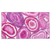 Roze waterverf kussensloop (Voorkant-Rechts)