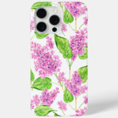 Roze waterverf lila bloemen Case-Mate iPhone case (Achterkant)