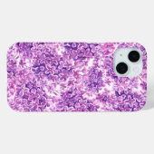 Roze waterverf lila bloemen Case-Mate iPhone case (Achterkant (horizontaal))