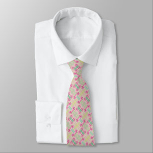 Roze Waterverf Lily - Mannen Stropdas Sm Print