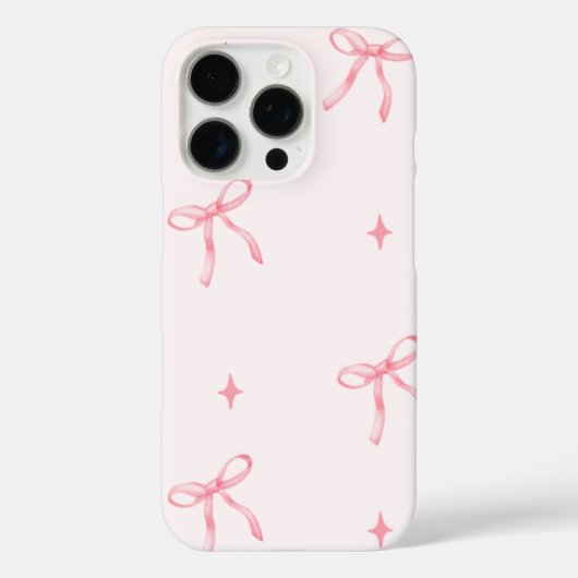 Roze Waterverf lint Case-Mate iPhone Case (Achterkant)