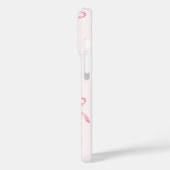 Roze Waterverf lint Case-Mate iPhone Case (Achterkant / Links)