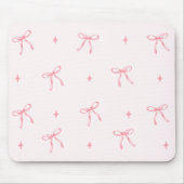 Roze Waterverf lint Muismat (Voorkant)