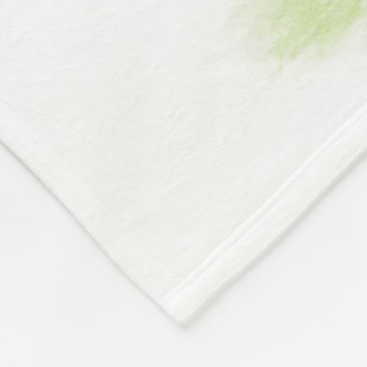 Roze Waterverf Little Piggy Fleece Deken (Hoek)