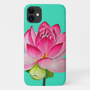 Roze waterverf lotus fine art. Case-Mate iPhone case