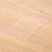 Roze Waterverf Love Hearts Valentijnsdag Party Acryl Uitnodigingen (Laagn)