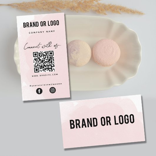 Roze Waterverf maakt verbinding met de Amerikaanse Visitekaartje