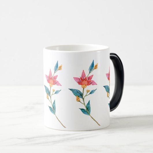 Roze waterverf magische mok (Voorkant rechts)