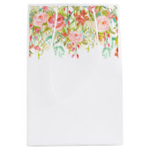 Roze Waterverf Medium Cadeauzakje (Voorkant)