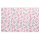 Roze waterverf modern palmboompatroon stof (Fat Quarter)