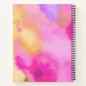 Roze Waterverf Notitieboek (Achterkant)
