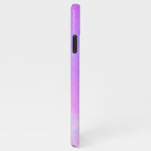 Roze Waterverf Ombre Kleur Verloop Pastel Naam iPhone Hoesje (Rechterkant)