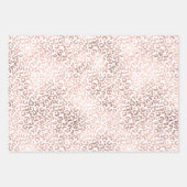 Roze Waterverf Ombre Leopard Print Inpakpapier Vel (Voorkant 2)